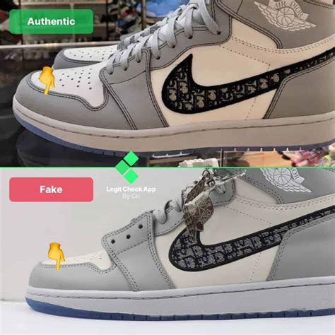 dior sneakers imitation|dior air jordan 1 false tongue.